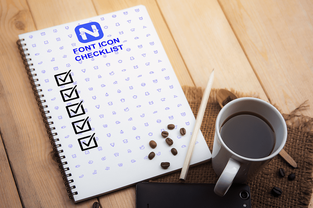 NativeScript Font Icon Plugin Checklist poster